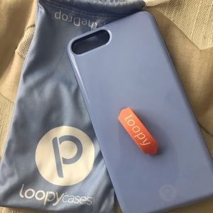 Periwinkle loopy case for iPhone 6+/7+/8+ plus